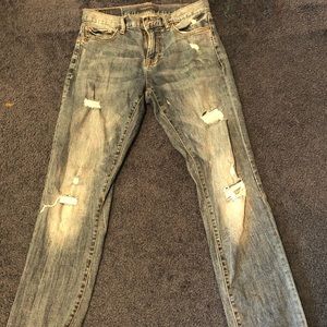 Straight Ripped Aeropostale Jeans 28 x 30